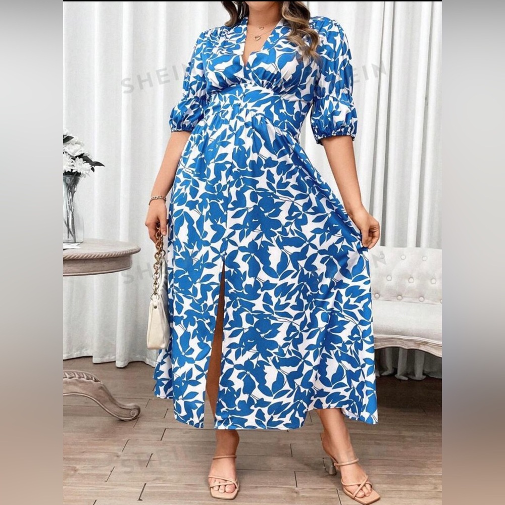 New Floral Printed Dress